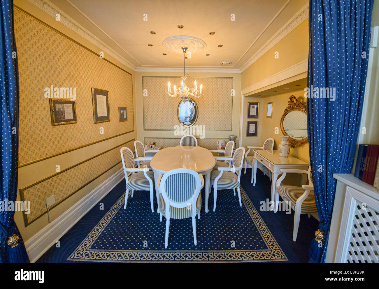 Prix Nobel de la paix salle de réception au Grand Hôtel à Oslo, Norvège Banque D'Images