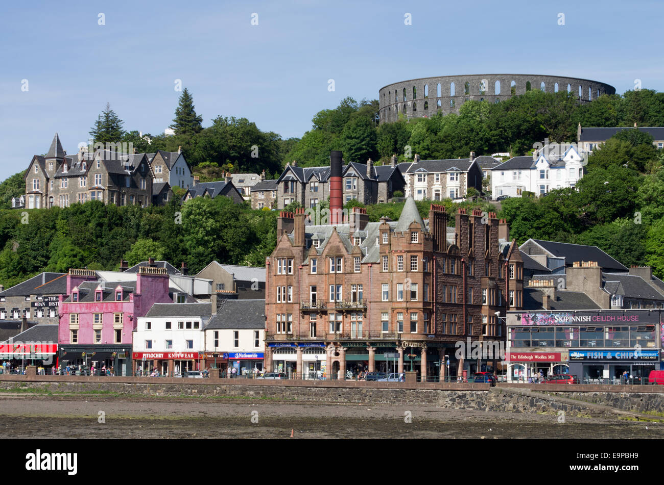 La rue George Oban Banque D'Images