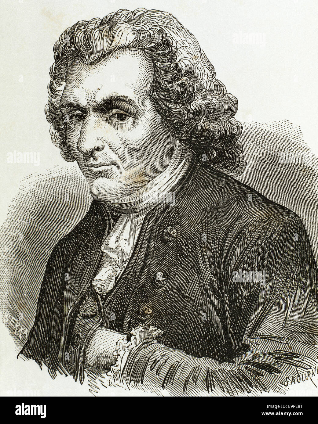 Jean jacques rousseau portrait Banque de photographies et d’images à ...