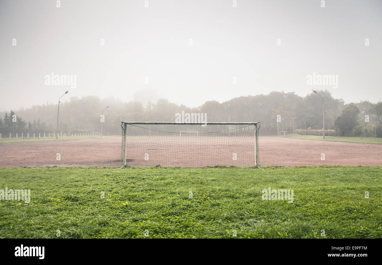 Terrain de football, Jena, Allemagne Banque D'Images