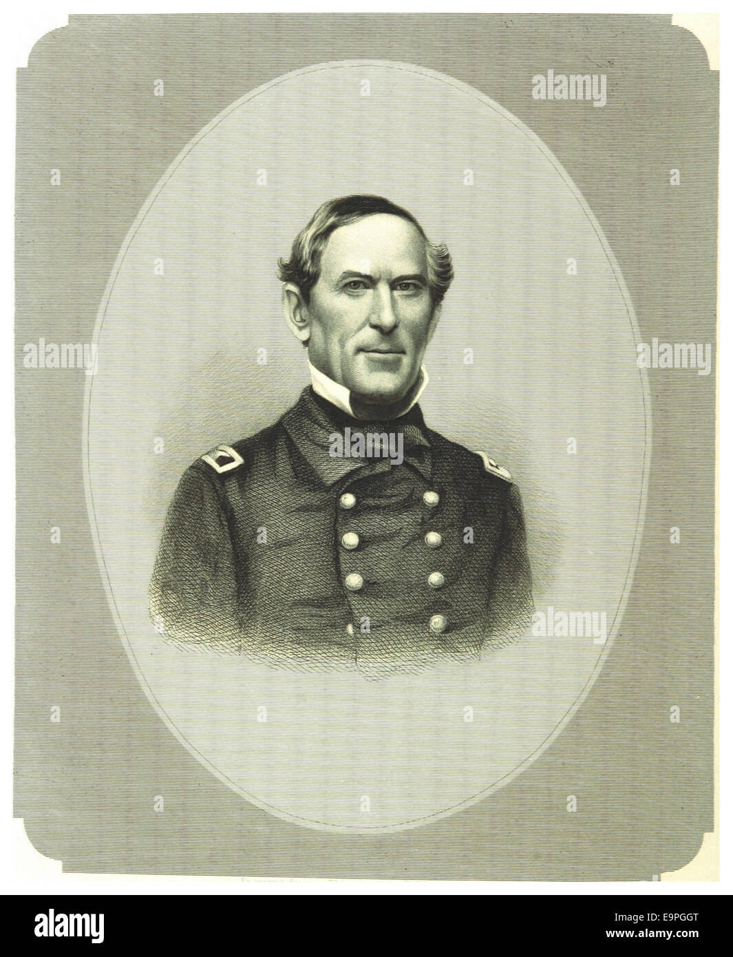 La page 688 de la publication Crafts de 1868 présente une illustration de l'amiral David Farragut, l'officier de marine de l'Union pendant la guerre de Sécession. Banque D'Images