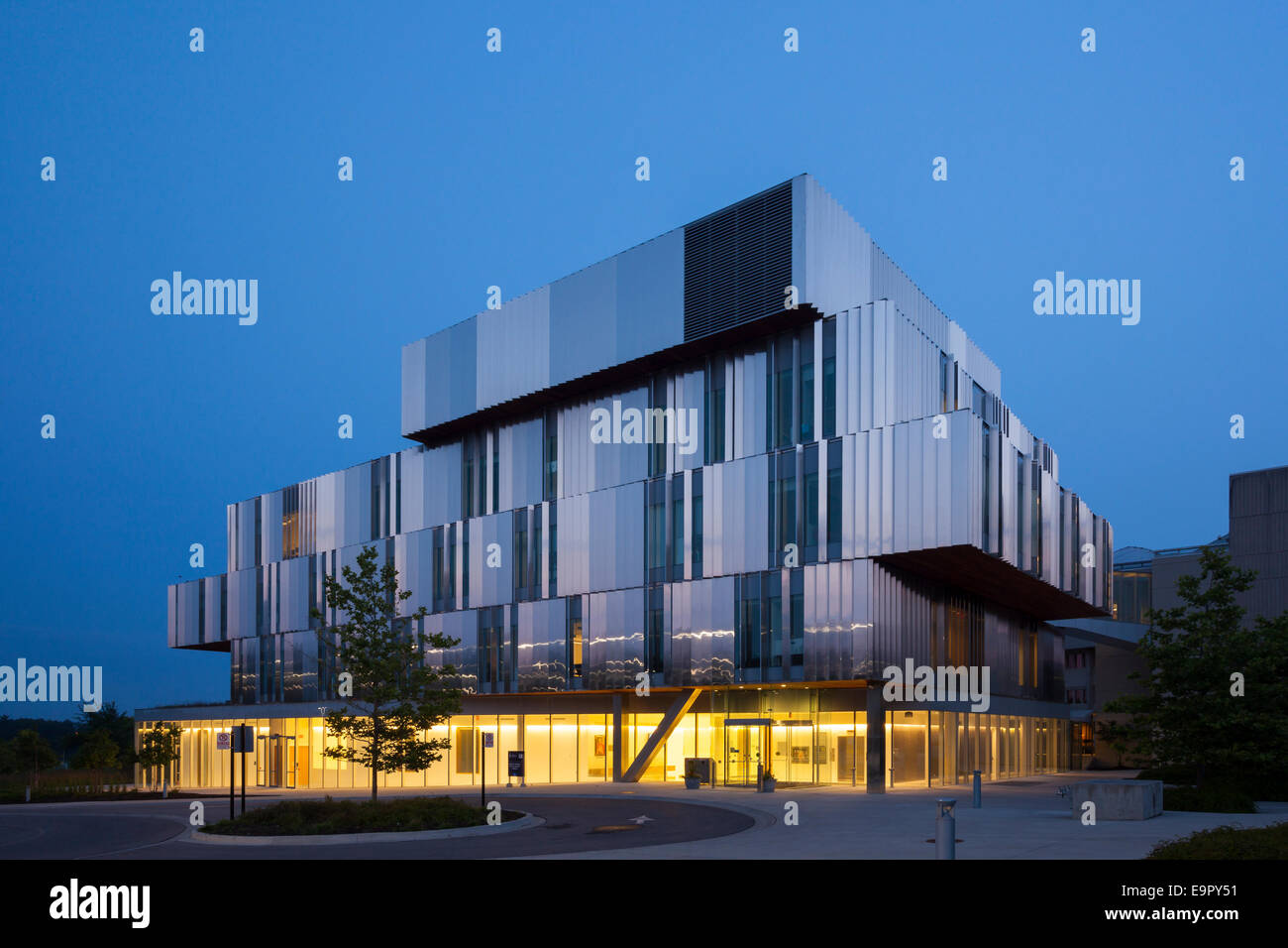 Le Terrence Donnelly Complexe des sciences de la santé à l'Université de Toronto Mississauga campus de Mississauga, Ontario, Canada. Banque D'Images