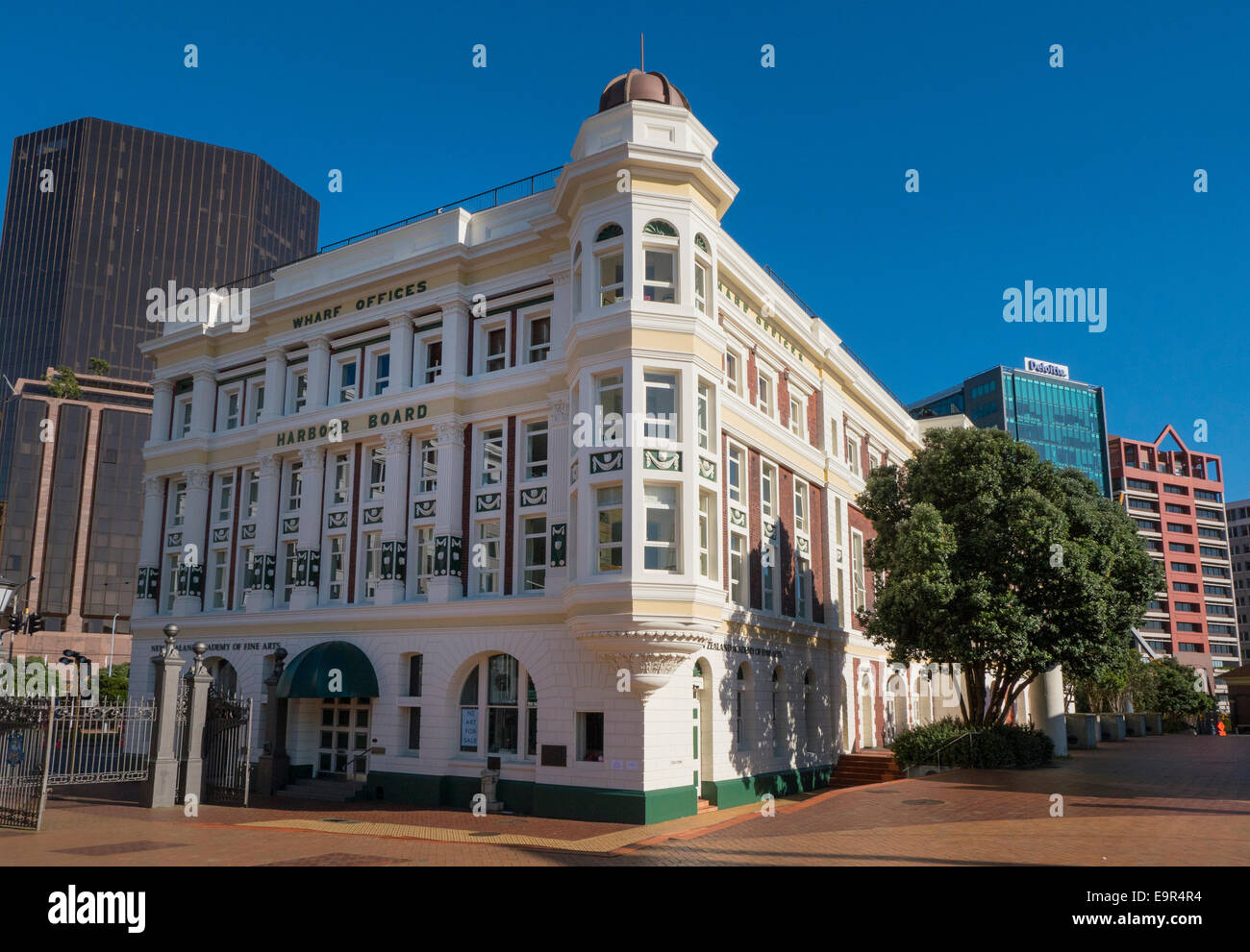Les bureaux du Conseil portuaire Wellington Quay, Jervois, Wellington, Nouvelle-Zélande Banque D'Images