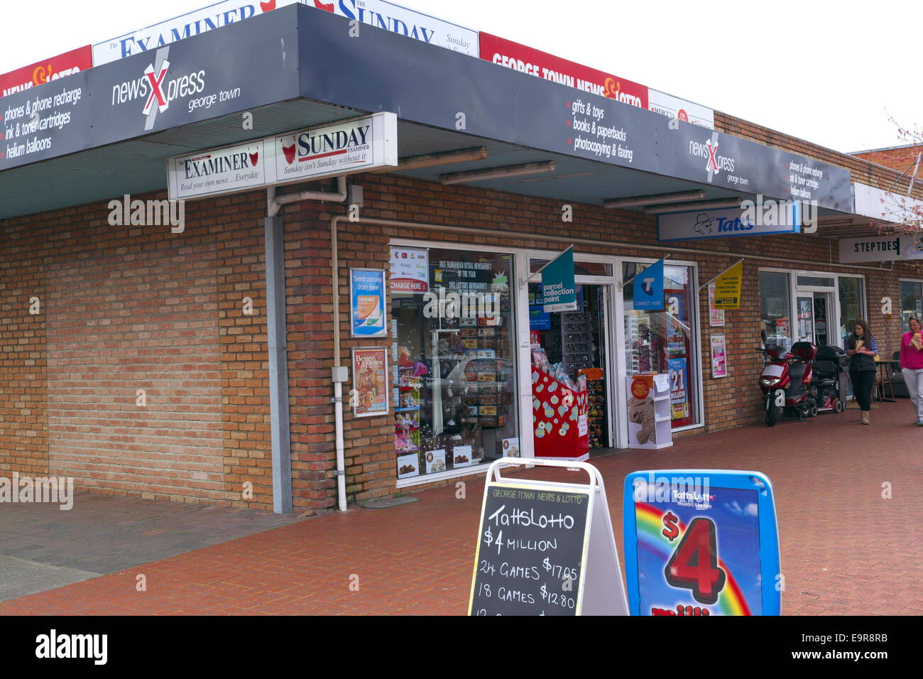 George Town une petite communauté sur la côte nord-est de la Tasmanie, a un petit patrimoine et historique,Tasmanie, Australie Banque D'Images