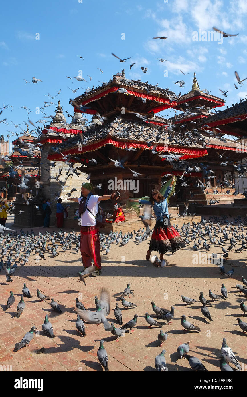 Place Kathmandu Durbar Banque D'Images