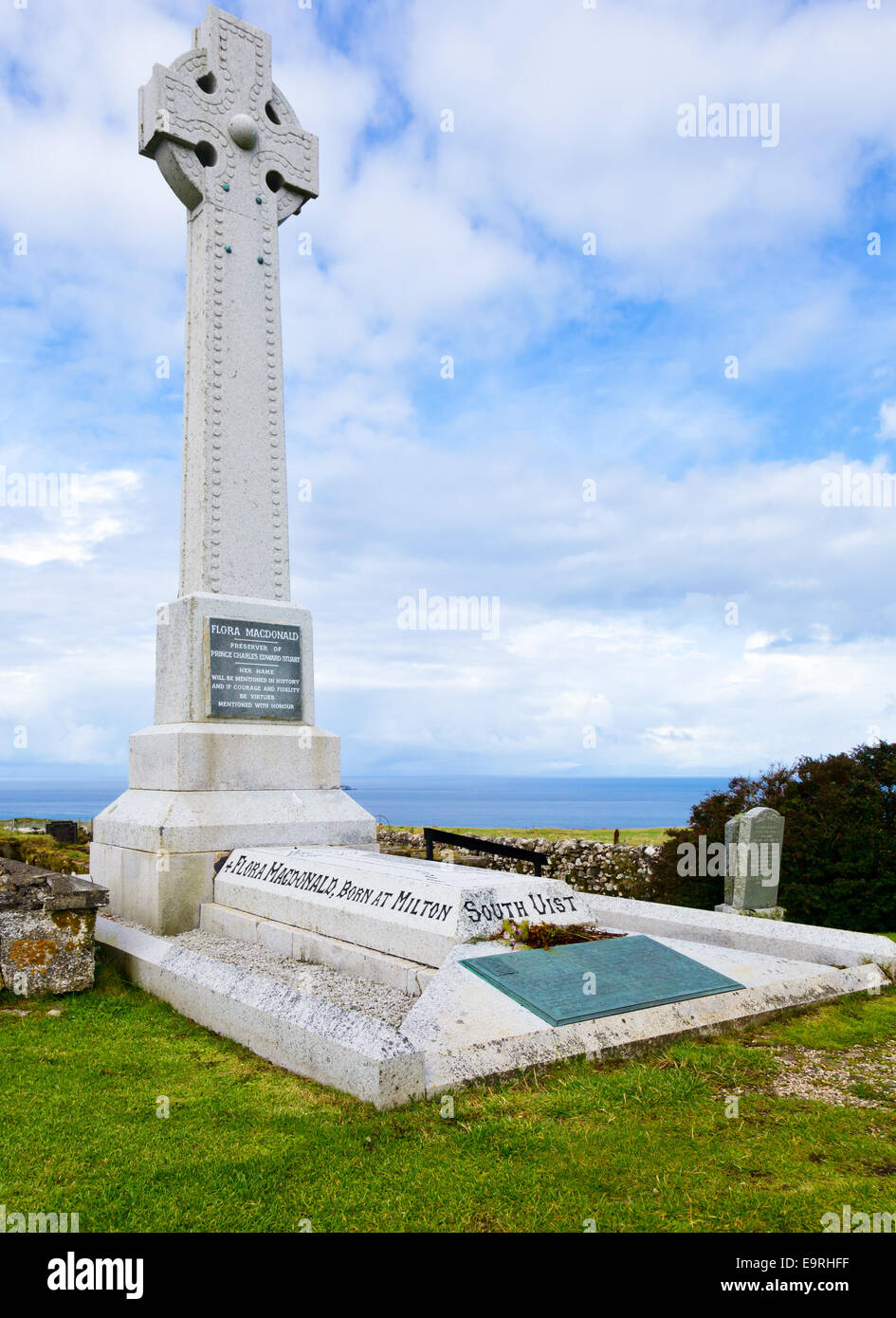 La Tombe de Flora MacDonald sur l'île de Skye en Ecosse Banque D'Images