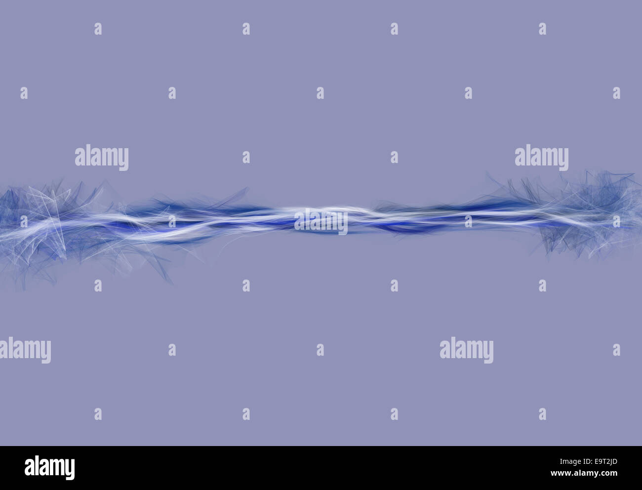 Flux de particules Abstract Blue on Blue background Banque D'Images