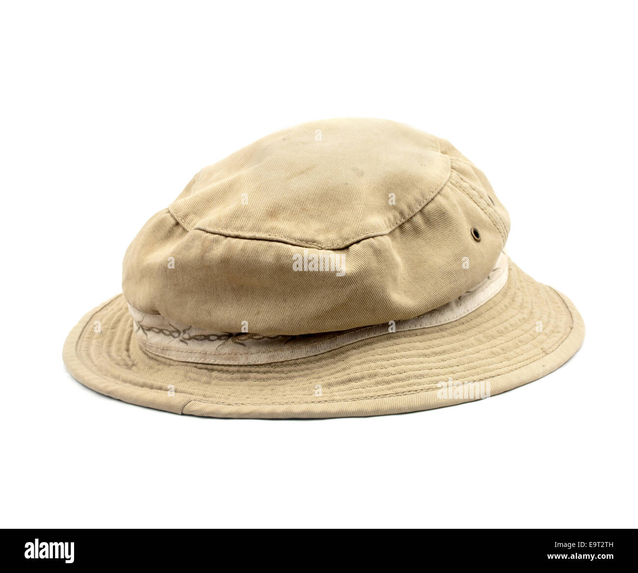 Boonie hat isolé sur fond blanc Banque D'Images