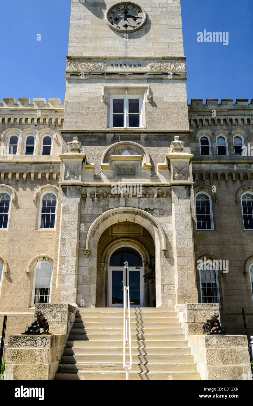 Sherman, bâtiment et des soldats US Airmen's Home (Accueil) Les vieux soldats, Washington, DC Banque D'Images