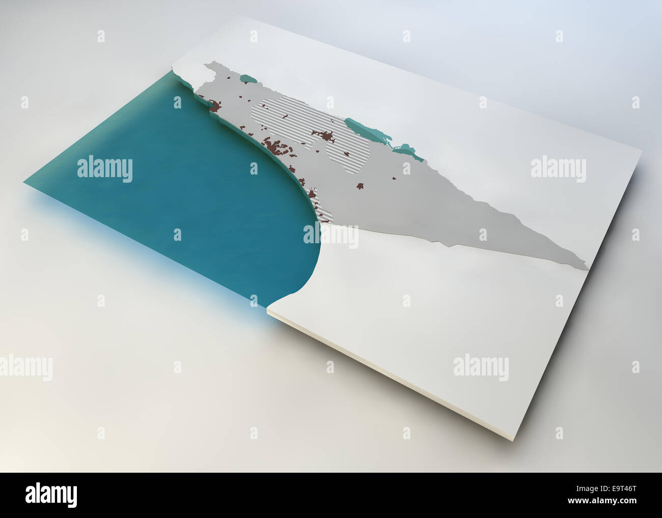 Israël et territoires palestiniens Banque D'Images