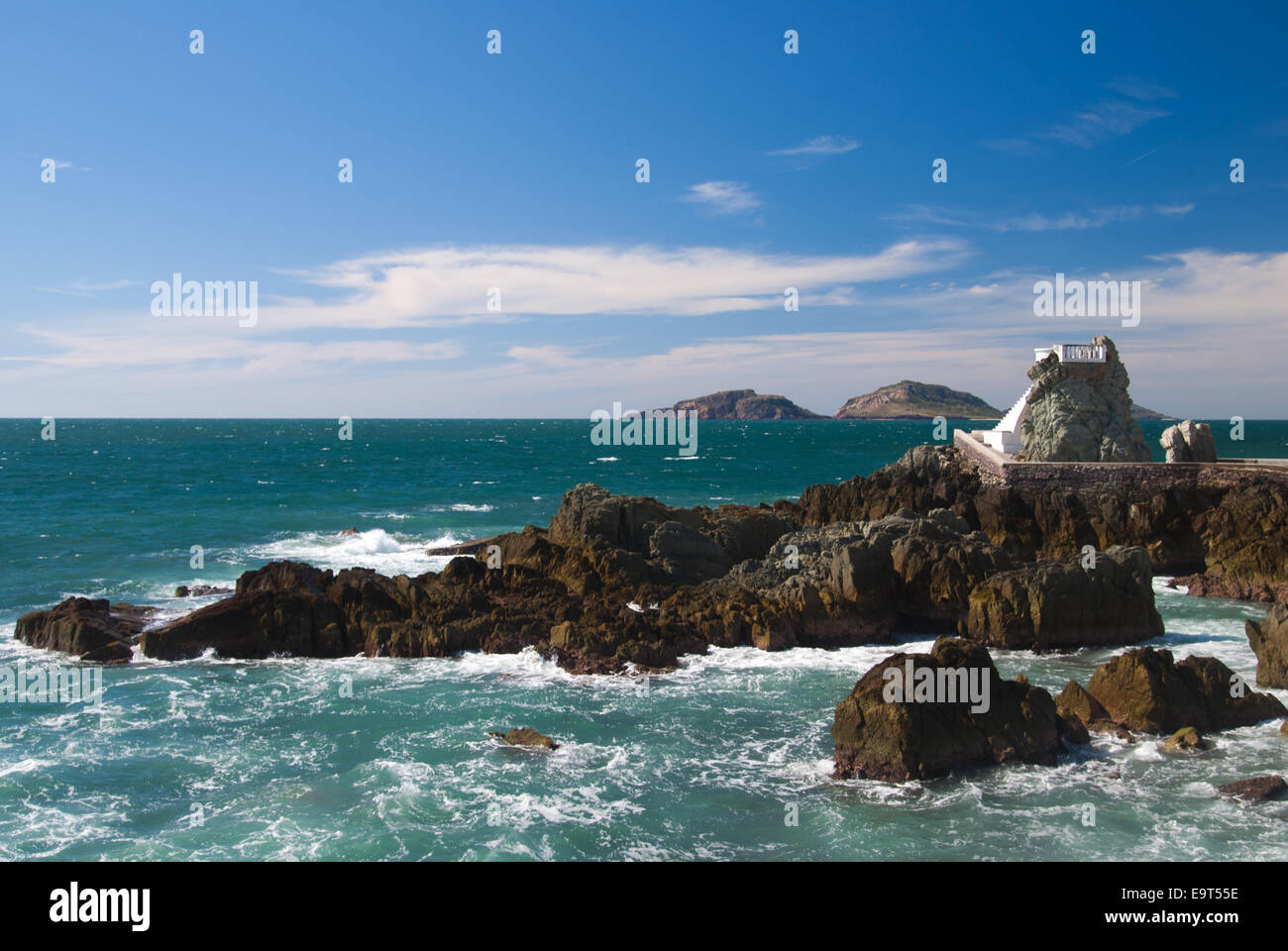 Lookout à Mazatlan Mexique côte Banque D'Images