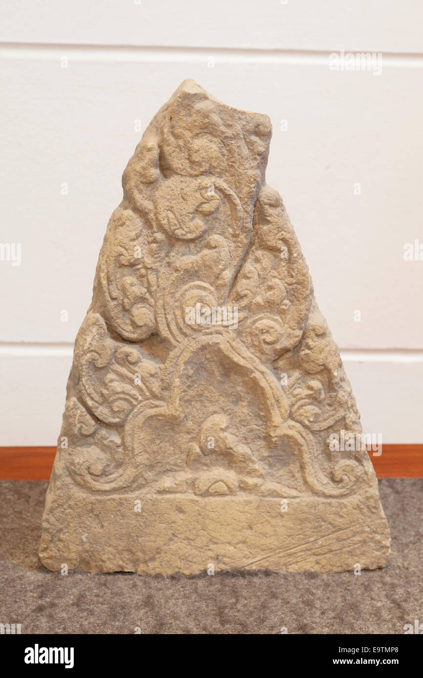 Borne Sema, musée Phanom Rung, Thaïlande Banque D'Images