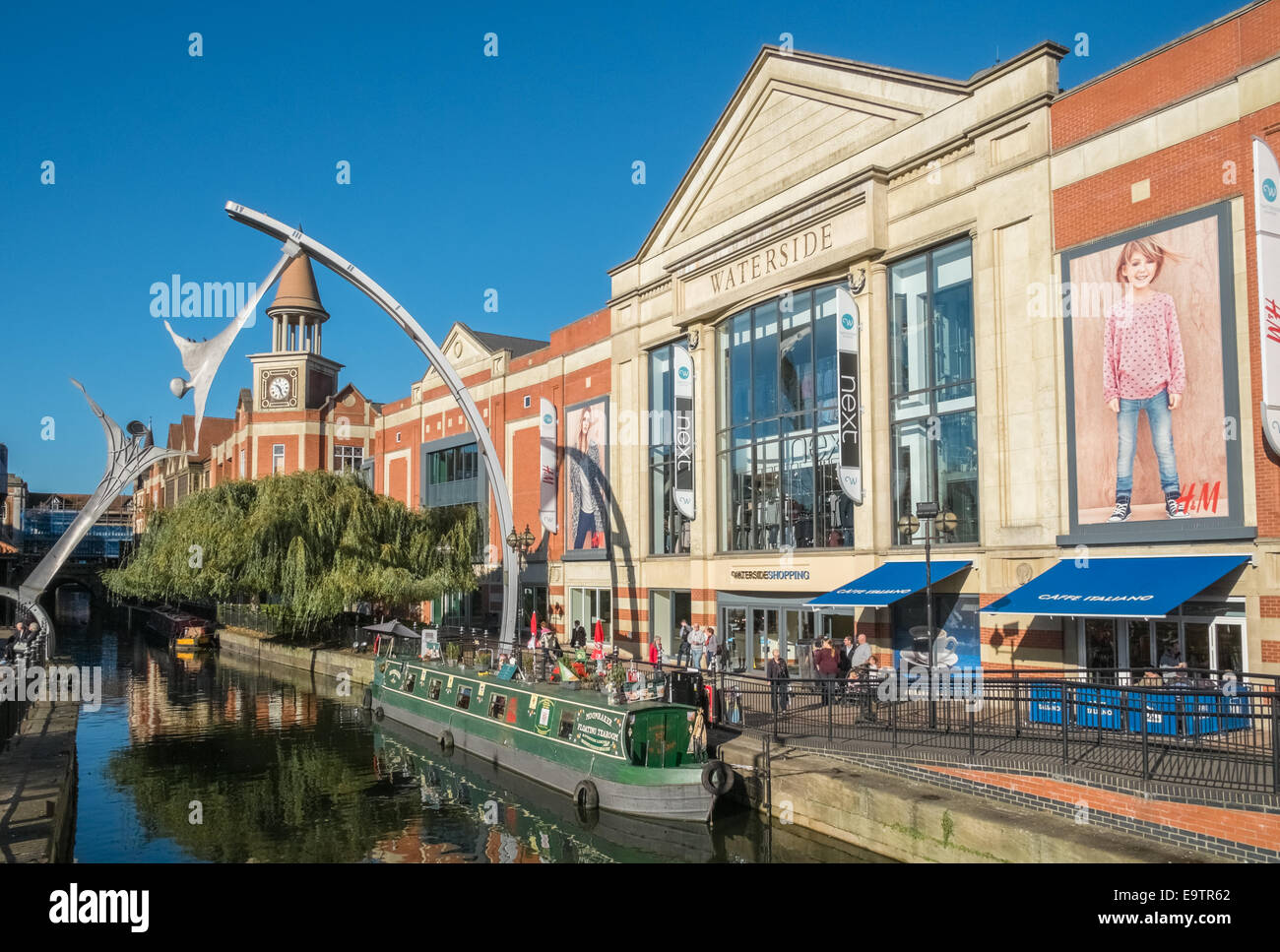 Centre commercial Waterside, Lincoln, Lincolnshire, Angleterre, Royaume-Uni Banque D'Images