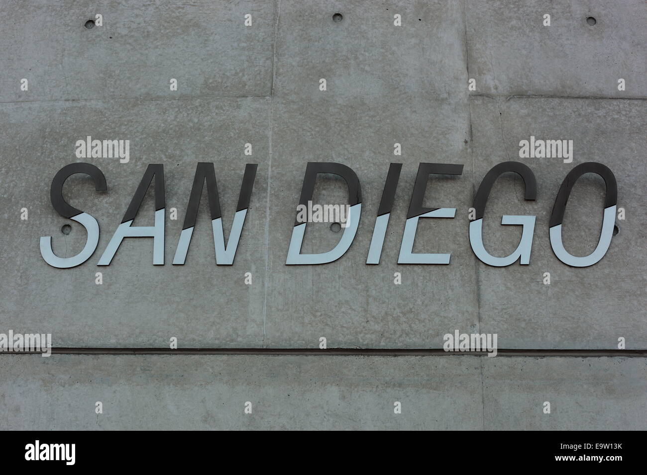 Signe de San Diego en Californie, Etats-Unis Banque D'Images