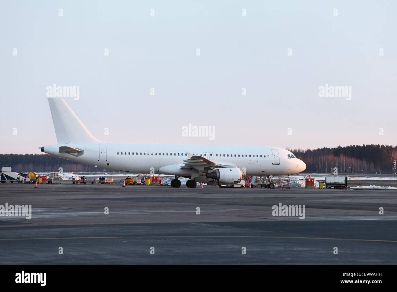 Avion de ligne Banque D'Images