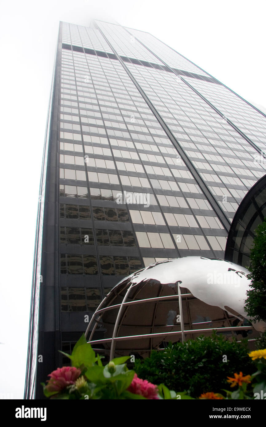 La Willis Tower. Les bâtiments de Chicago. Architecture.(La Sears Tower). Banque D'Images