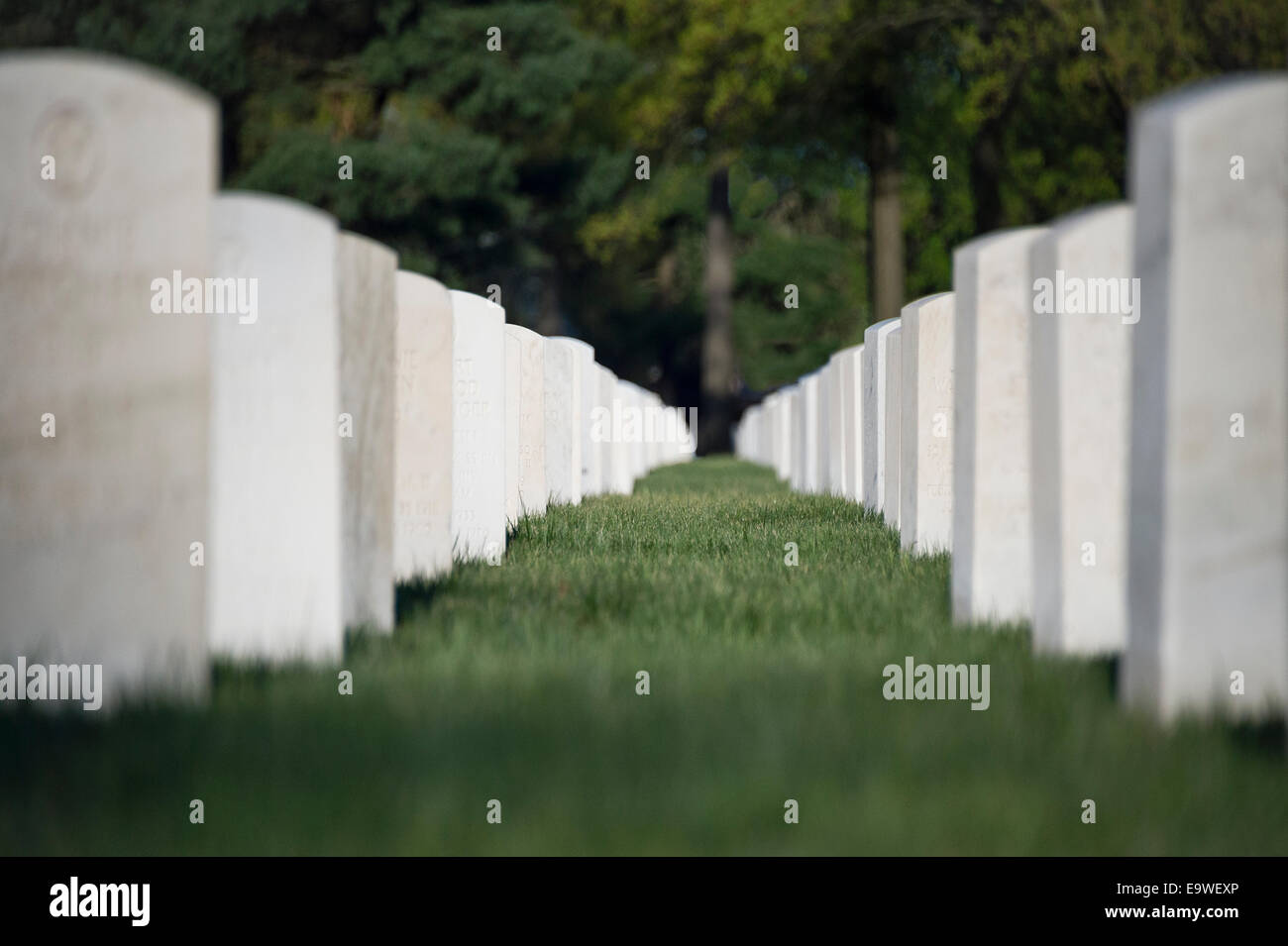 Cimetière militaire national Beverly, Beverly, New Jersey, USA Banque D'Images