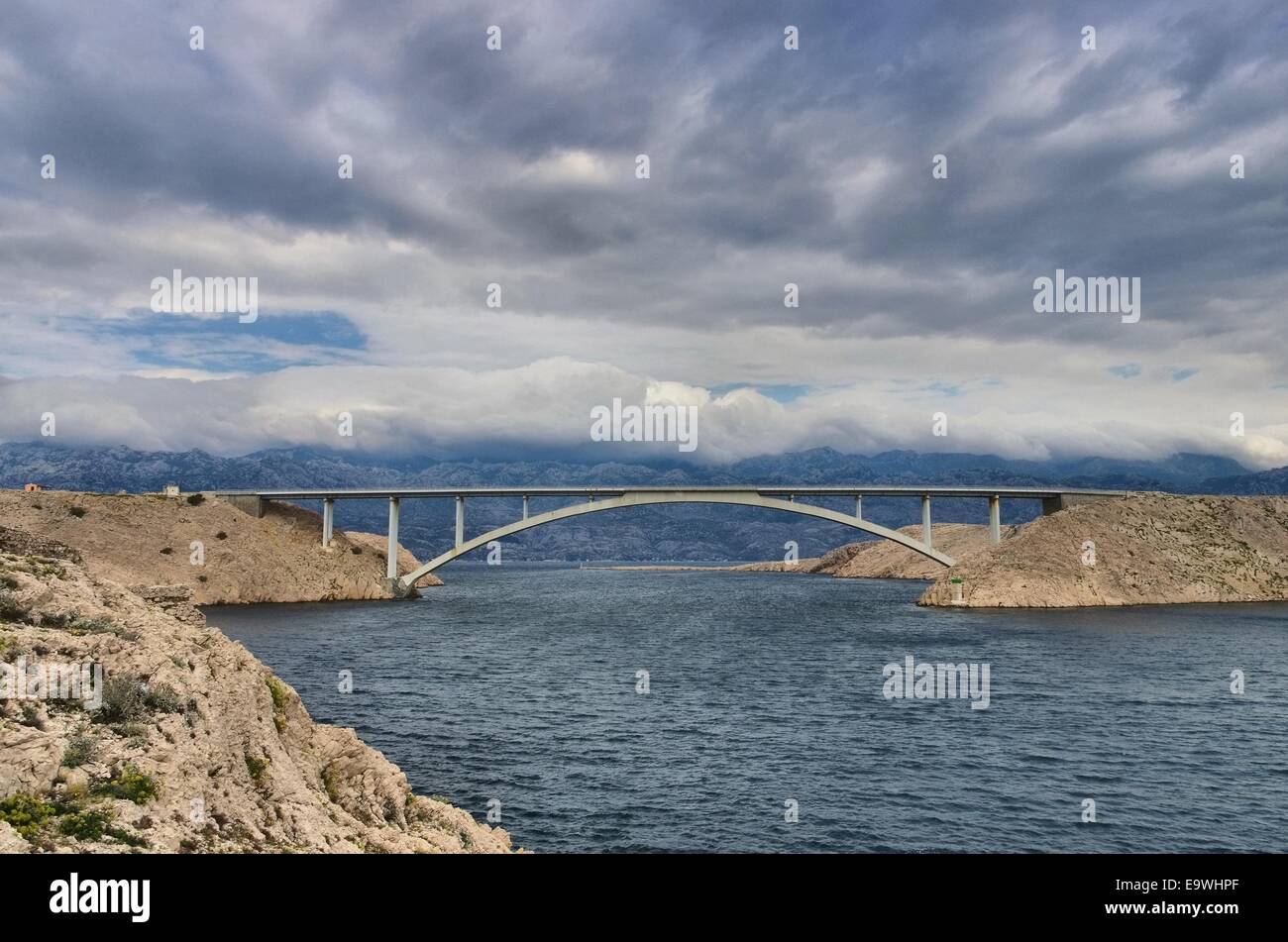 Pag Brücke pont de Pag - 22 Banque D'Images