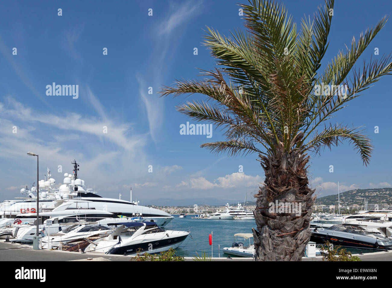 Marina, Cannes, Cote d'Azur, France Banque D'Images