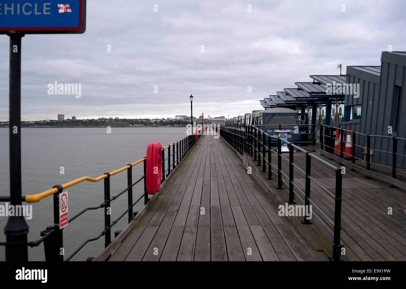 Jetée de Southend, Southend-on-Sea, Essex, Angleterre, Royaume-Uni. Banque D'Images