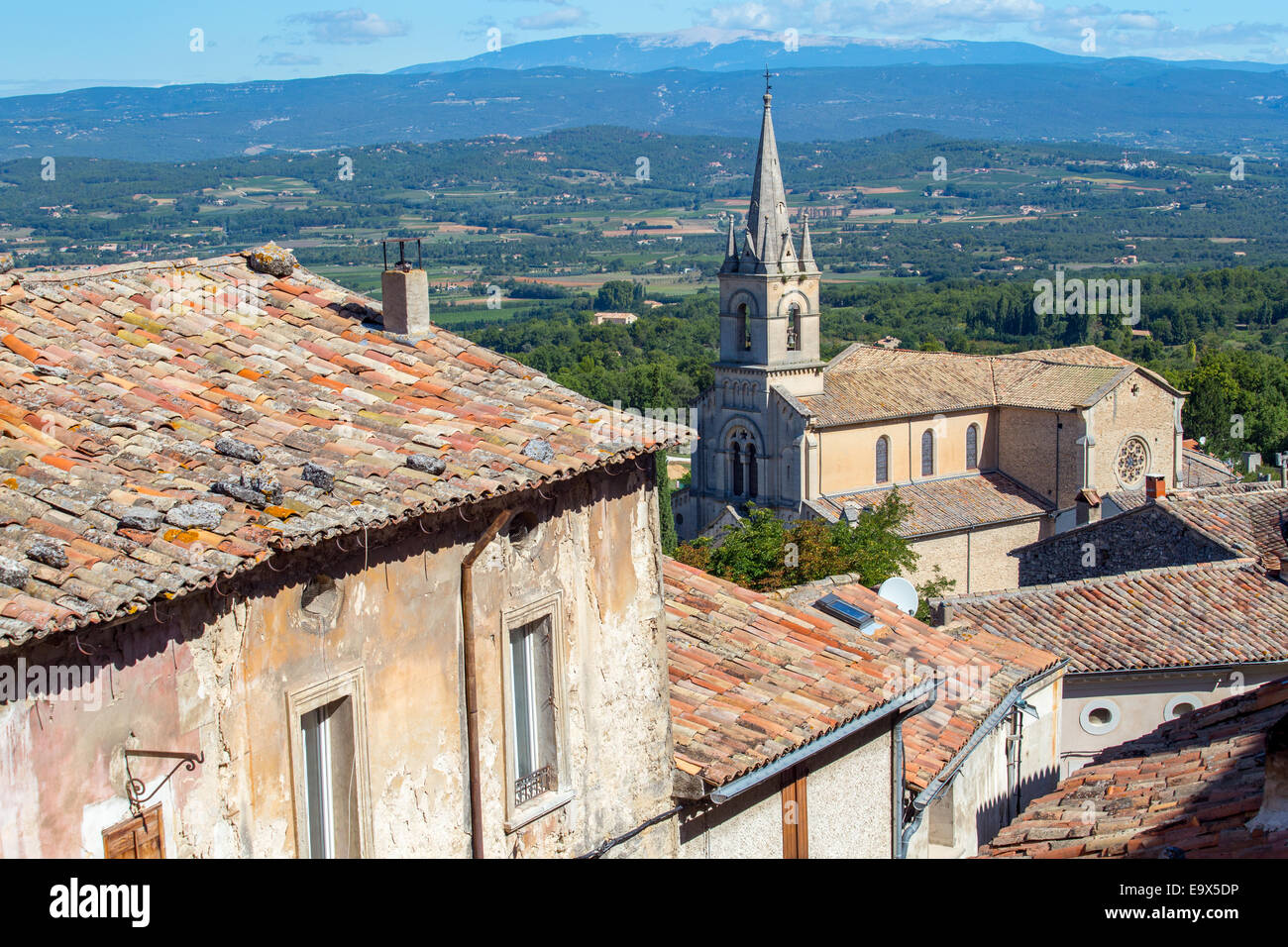 Village de Bonnieux, Luberon, Provence, France Banque D'Images