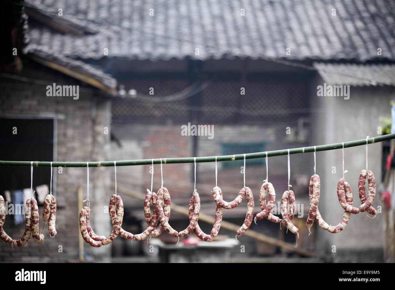 Saucisson sec Banque D'Images