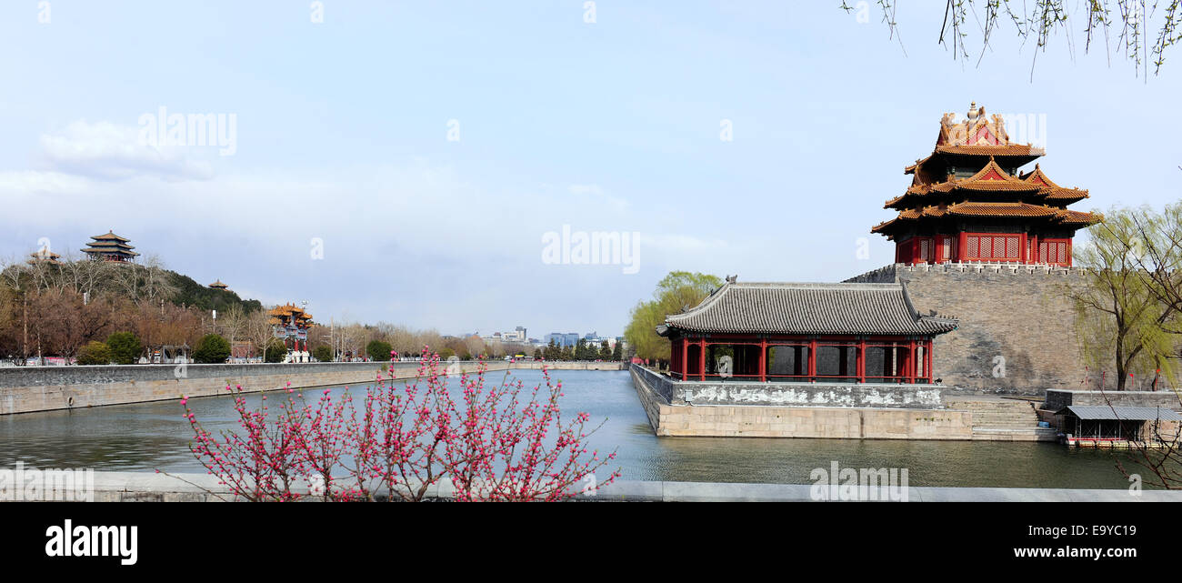 La Cité Interdite de Pékin tourelle Banque D'Images