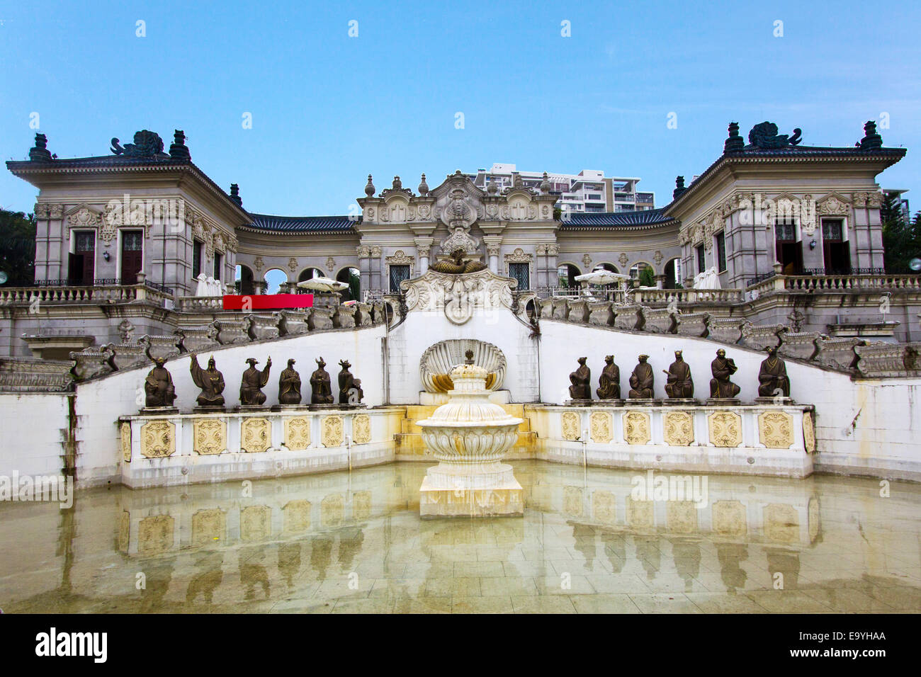 Zhuhai Nouveau Palais Yuan Ming signe zodiacal chinois premier Banque D'Images