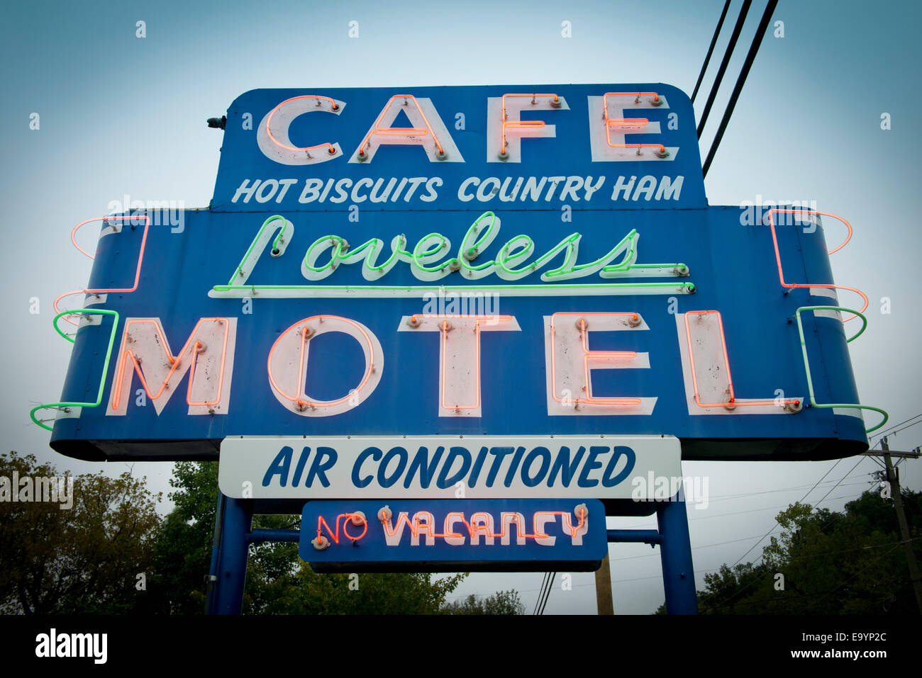 Loveless Motel et café. Nashville, Tennessee Banque D'Images