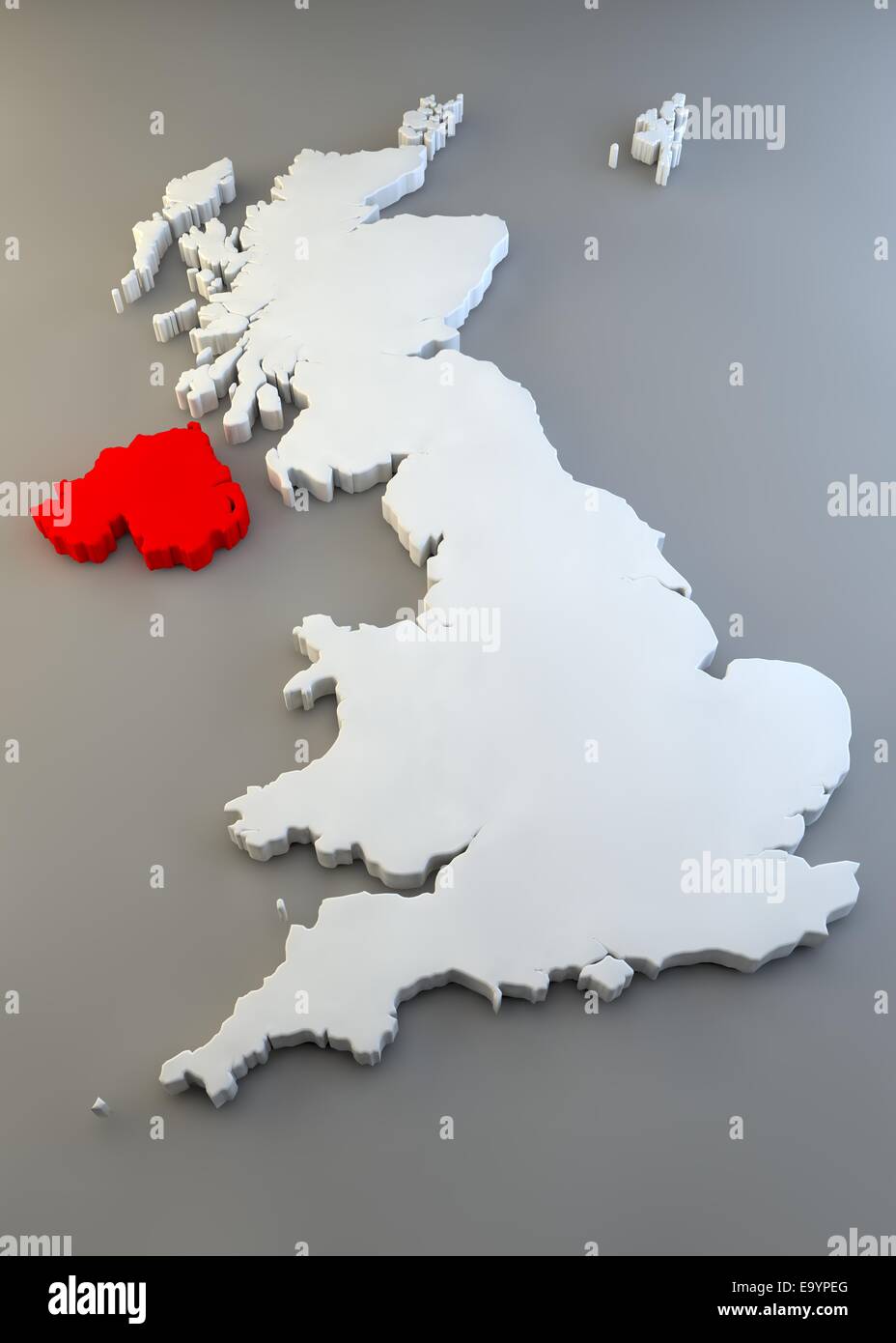 Angleterre, Ecosse, Pays de Galles et Irlande du Nord texture map Banque D'Images