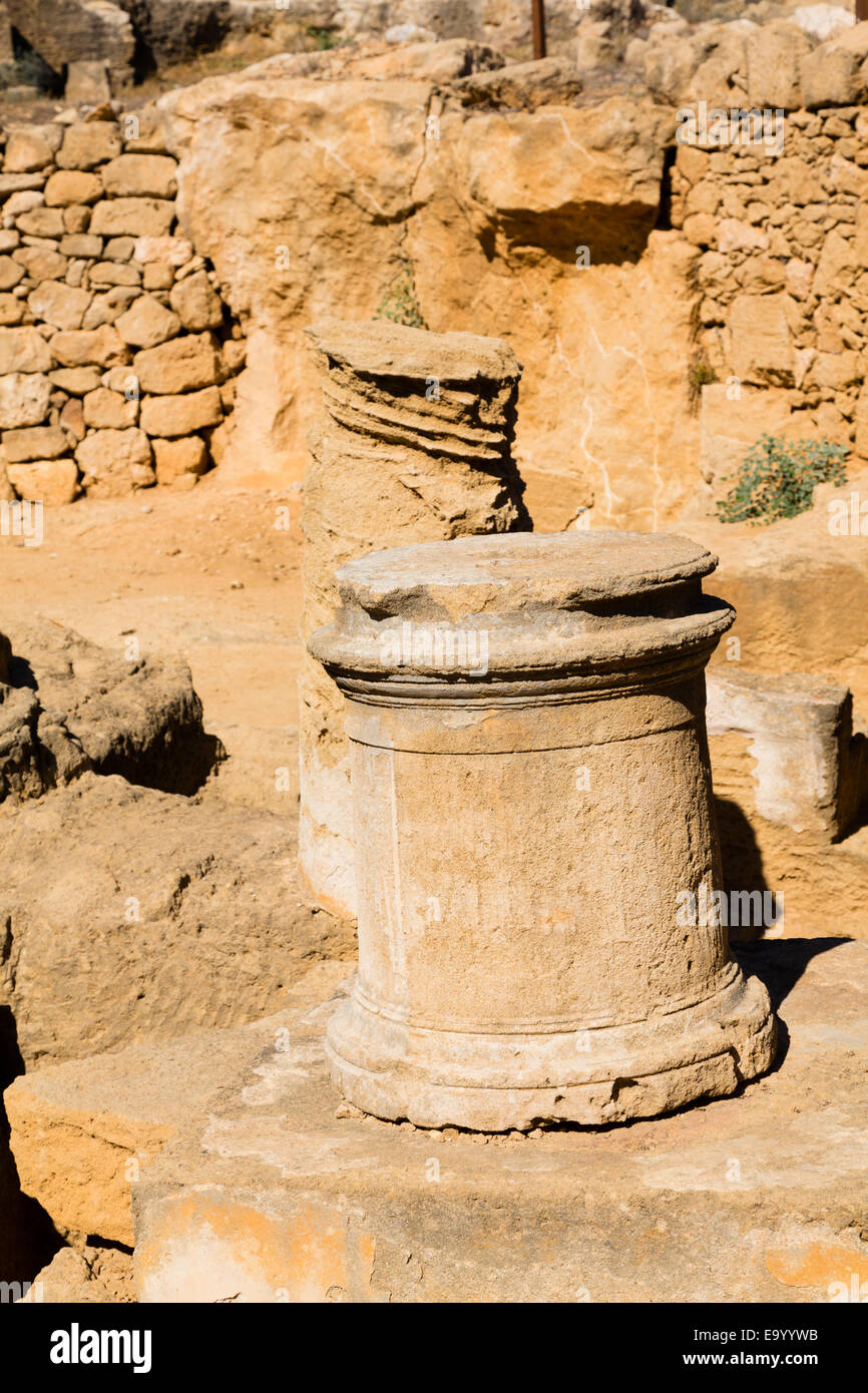 Tombes des rois, Paphos, Chypre. Banque D'Images