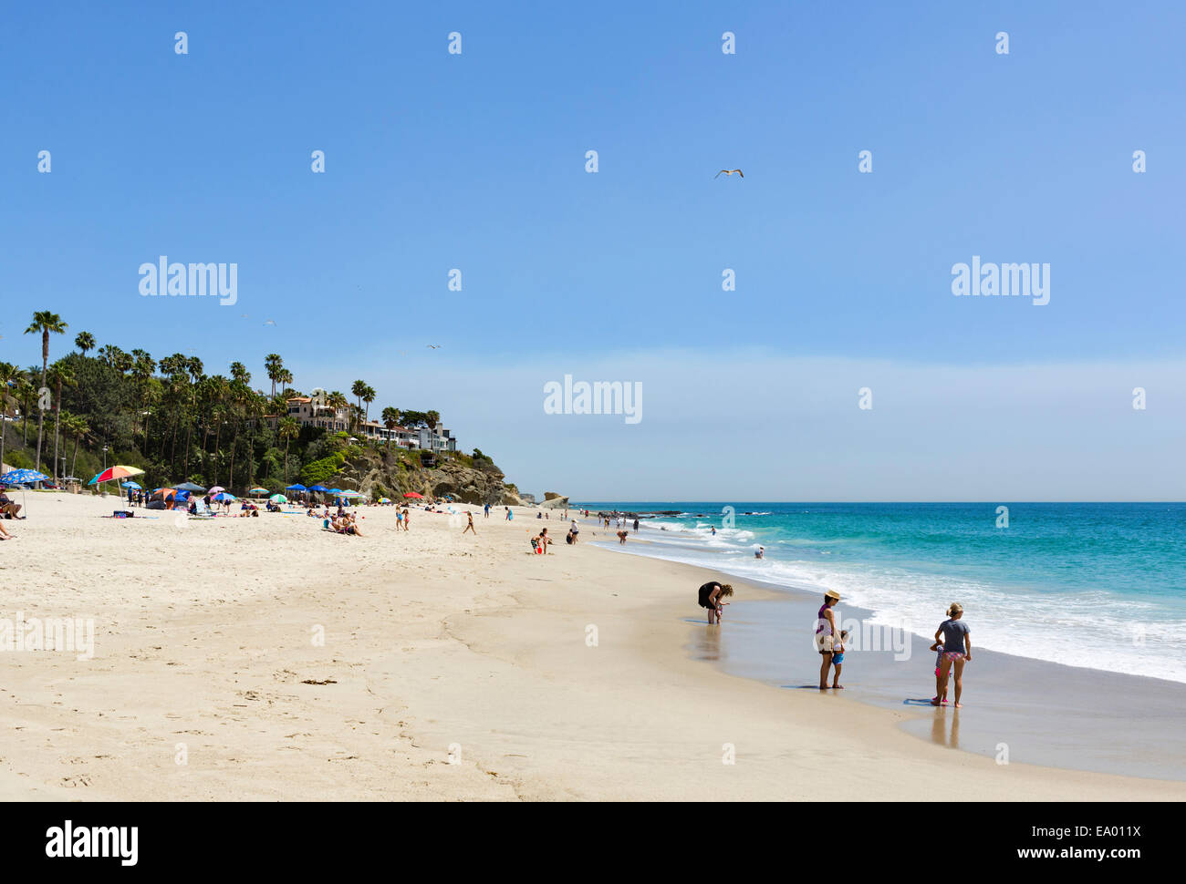 La plage de l'Aliso Beach State Park, Laguna Beach, Orange County, Californie, USA Banque D'Images