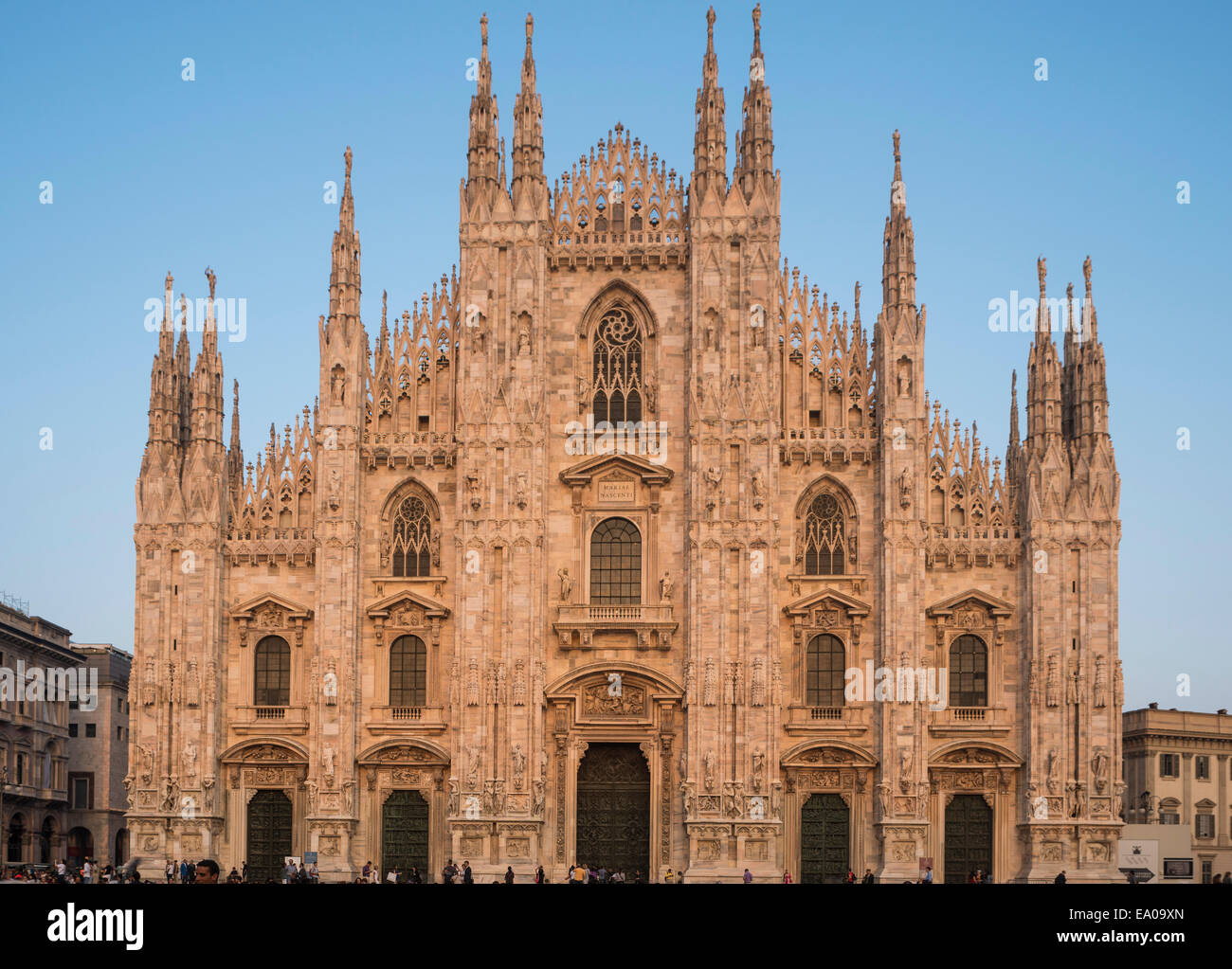 La cathédrale de Milan, Piazza Duomo, Milan, Lombardie, Italie Banque D'Images