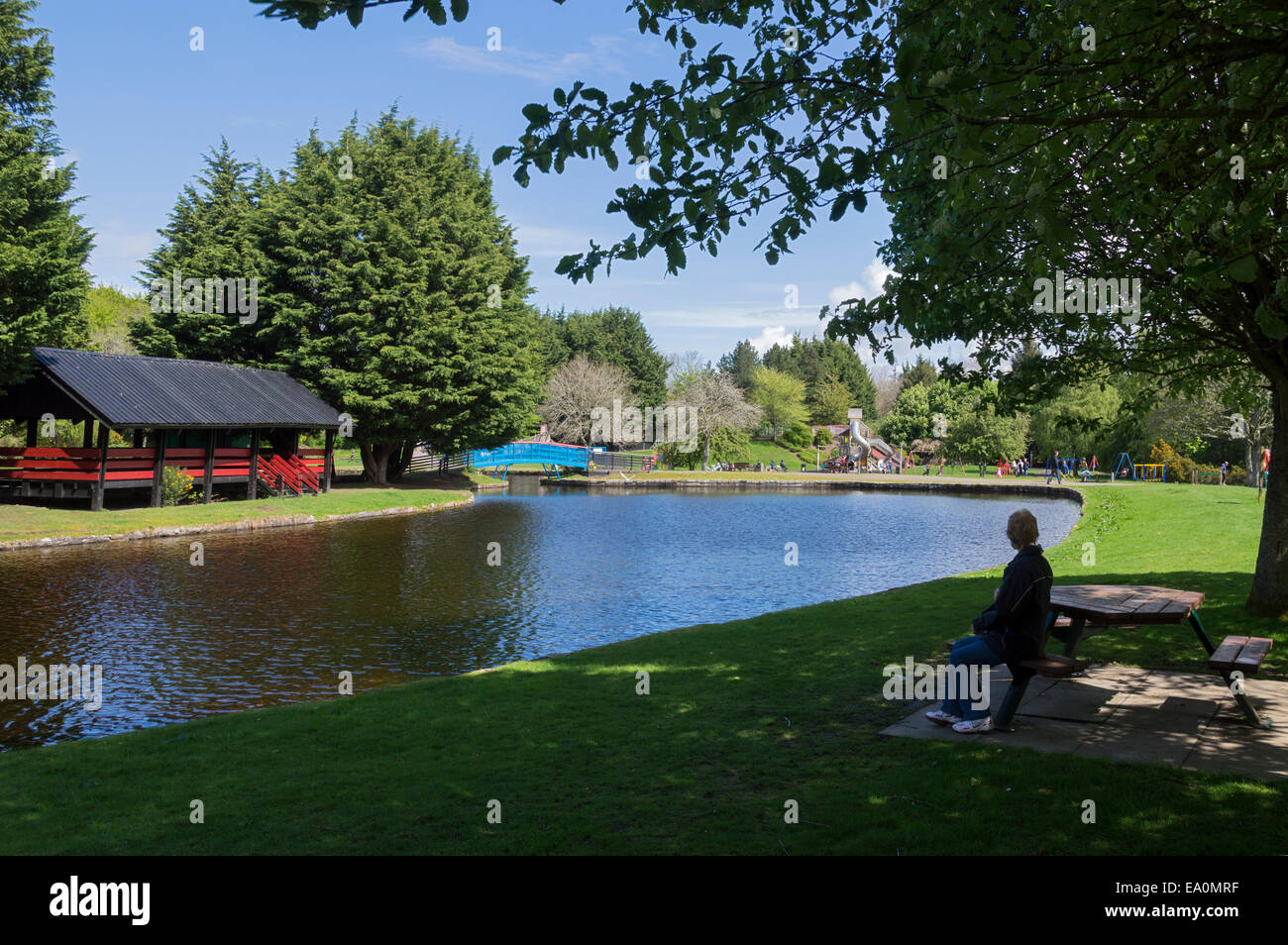 Whin Park, îles de la rivière Ness, Inverness, Highland, Scotland, UK Banque D'Images