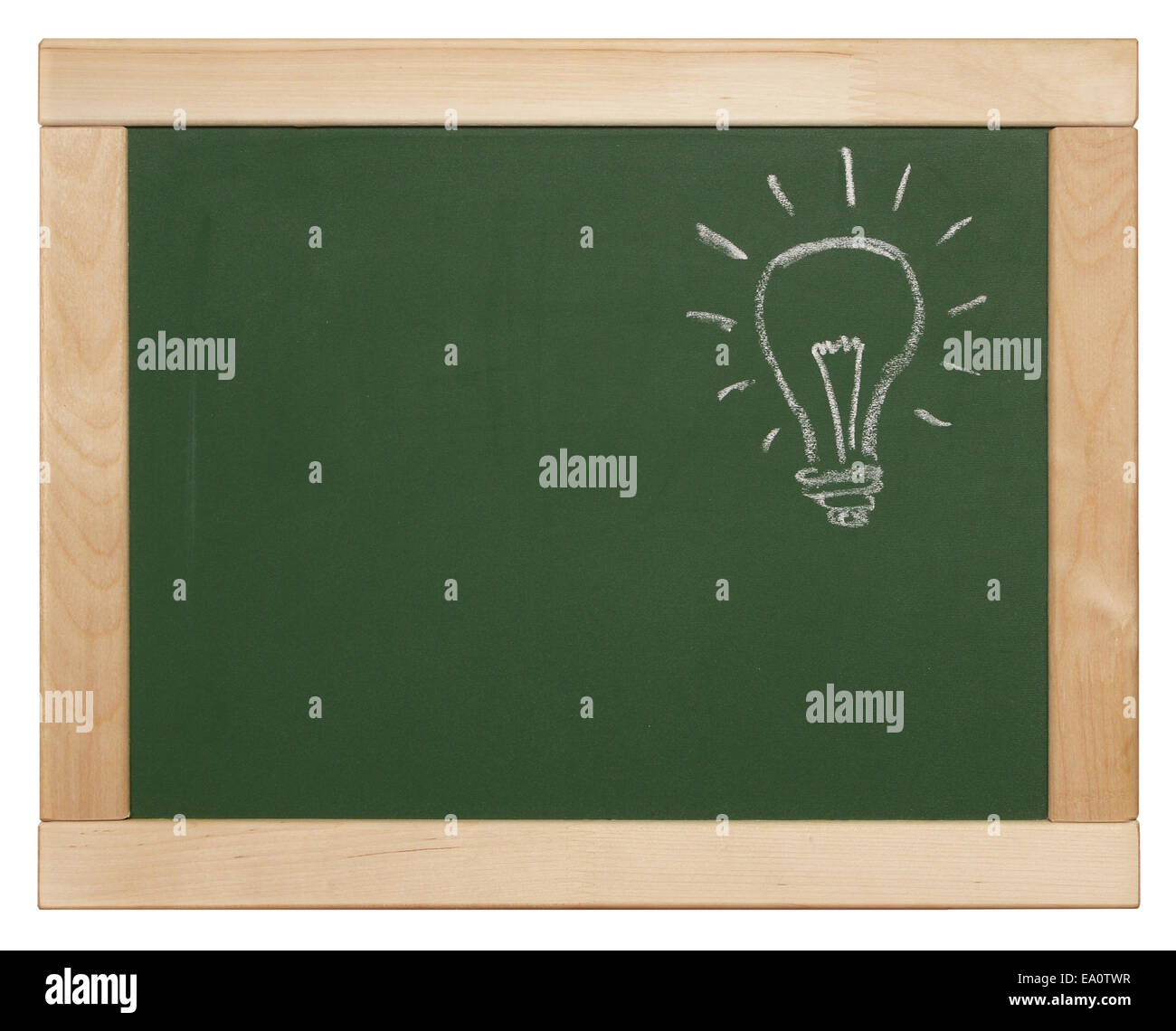 ampoule de craie Banque D'Images