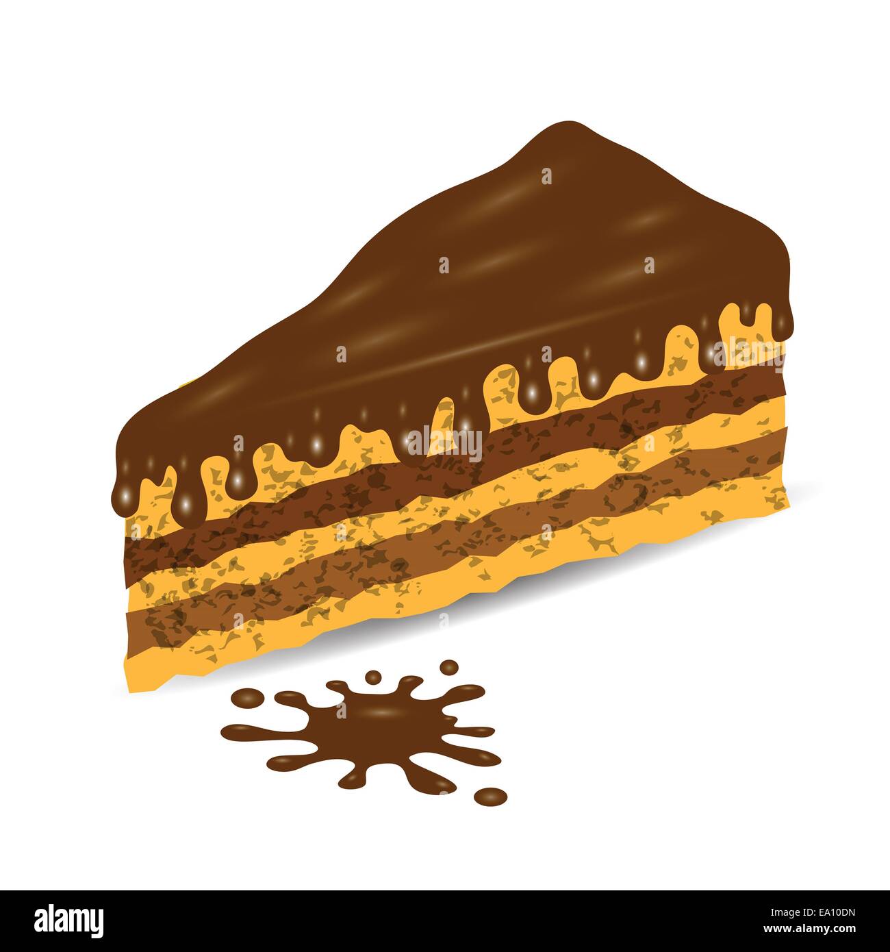 morceau de gâteau Banque D'Images