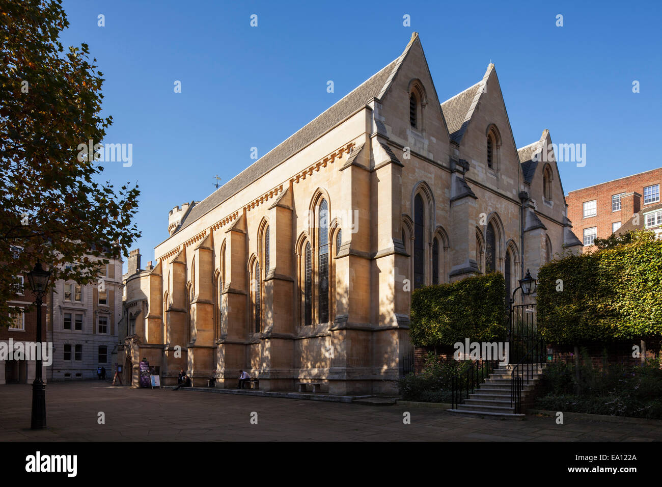 Temple Church, Londres, Angleterre, Royaume-Uni Banque D'Images