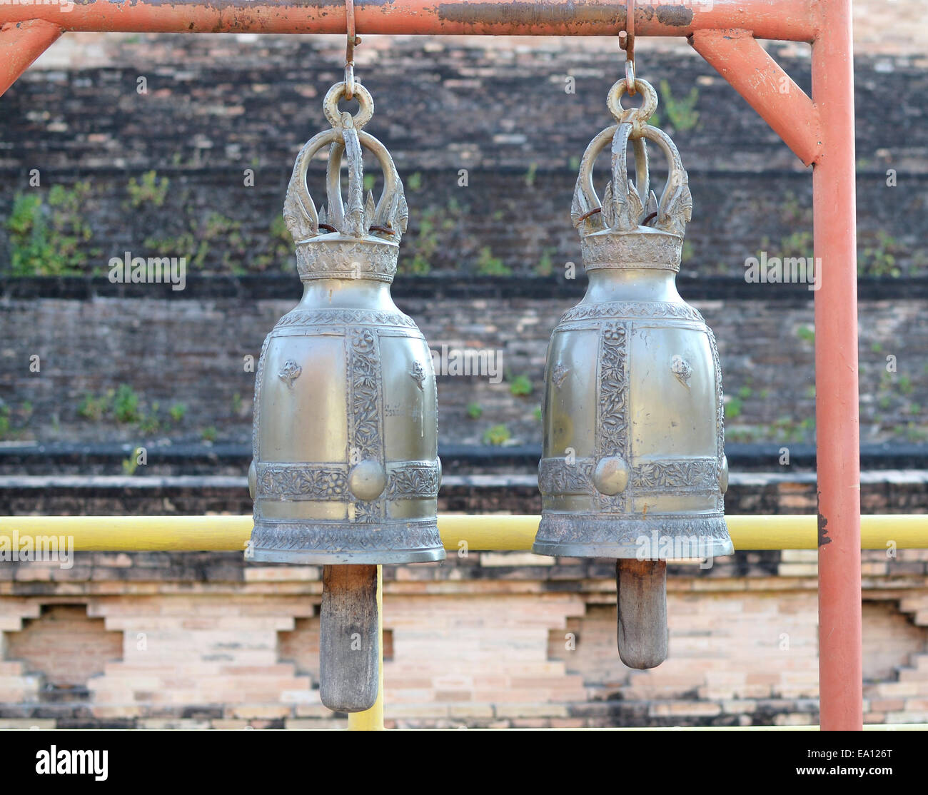 cloches de Temple Banque D'Images