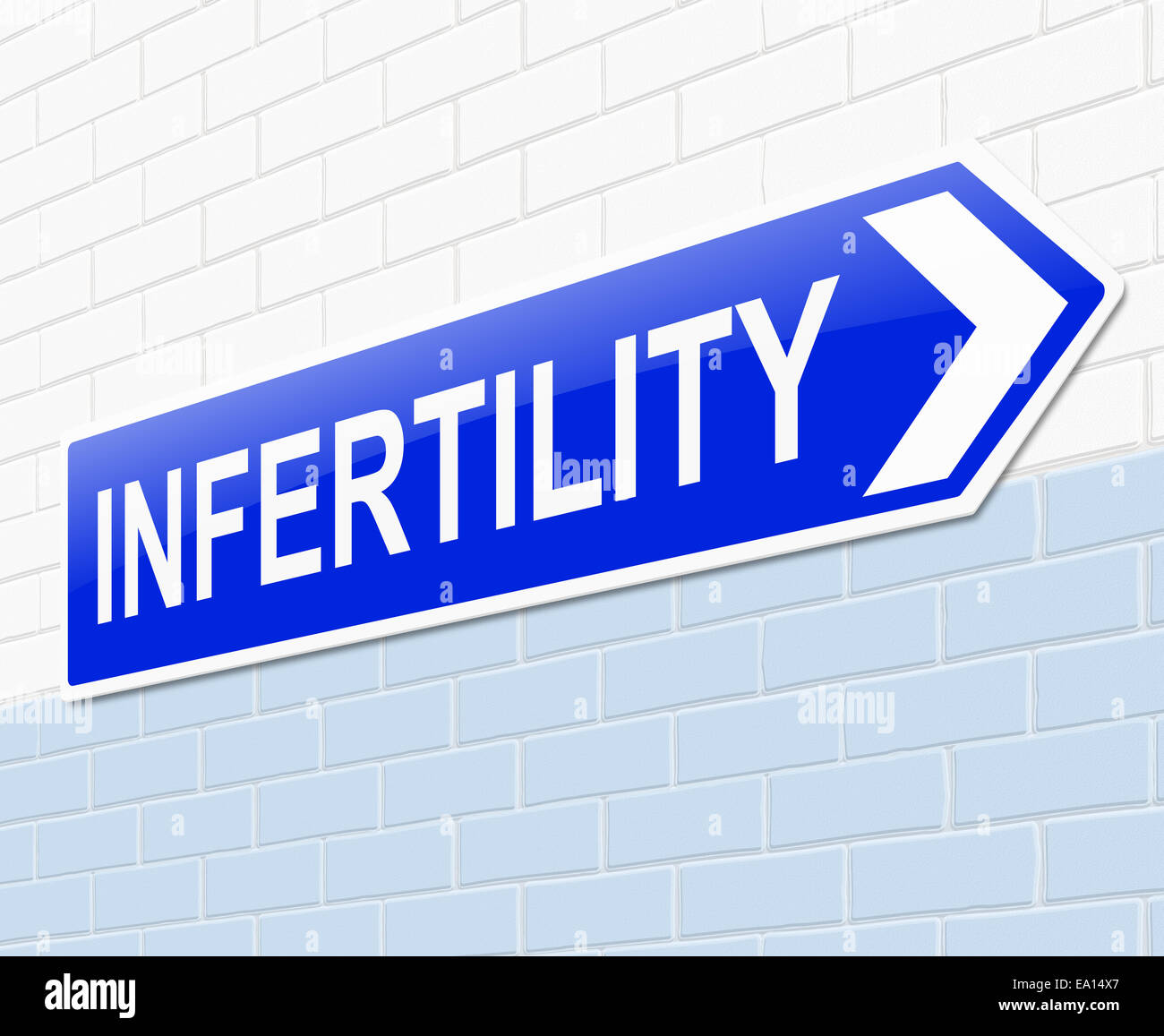 Concept d'infertilité. Banque D'Images