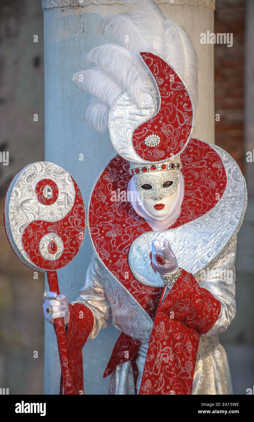 Les masques de carnaval de Venise Banque D'Images