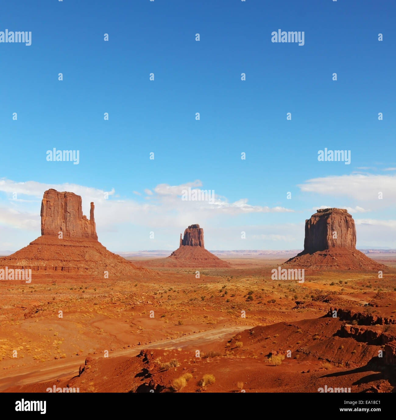 Le célèbre Monument Valley Banque D'Images