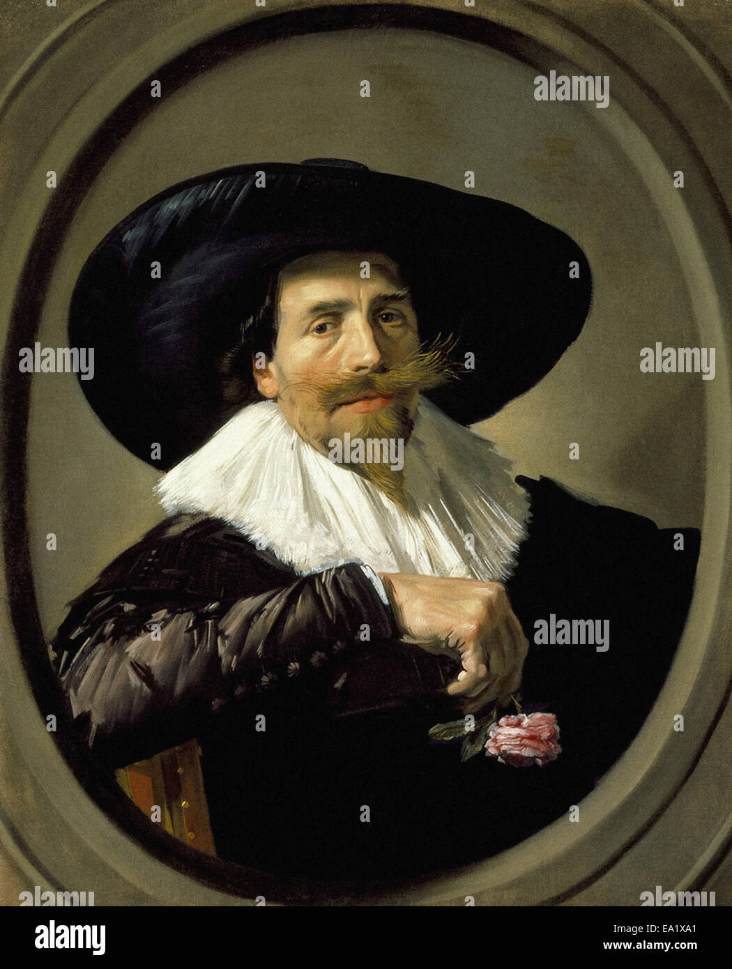 Frans Hals Portrait d'un homme Banque D'Images