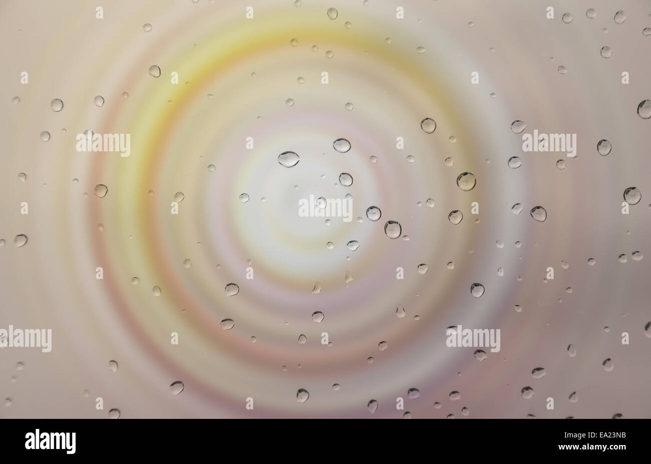 Résumé fond couleur marron avec de l'eau baisse Banque D'Images