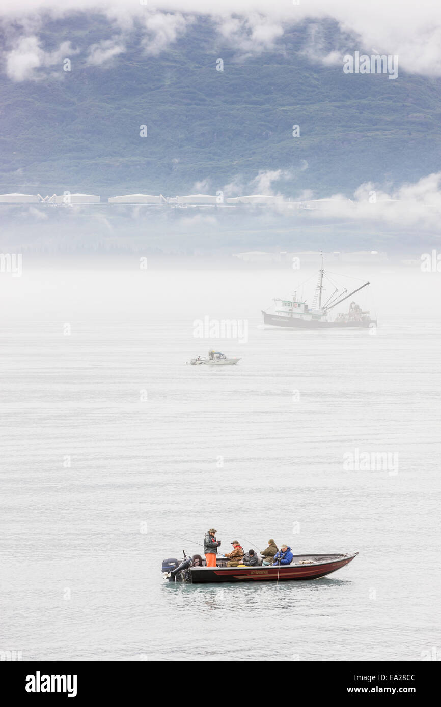 Port,industrie,Bateau de pêche,l'Alaska Banque D'Images