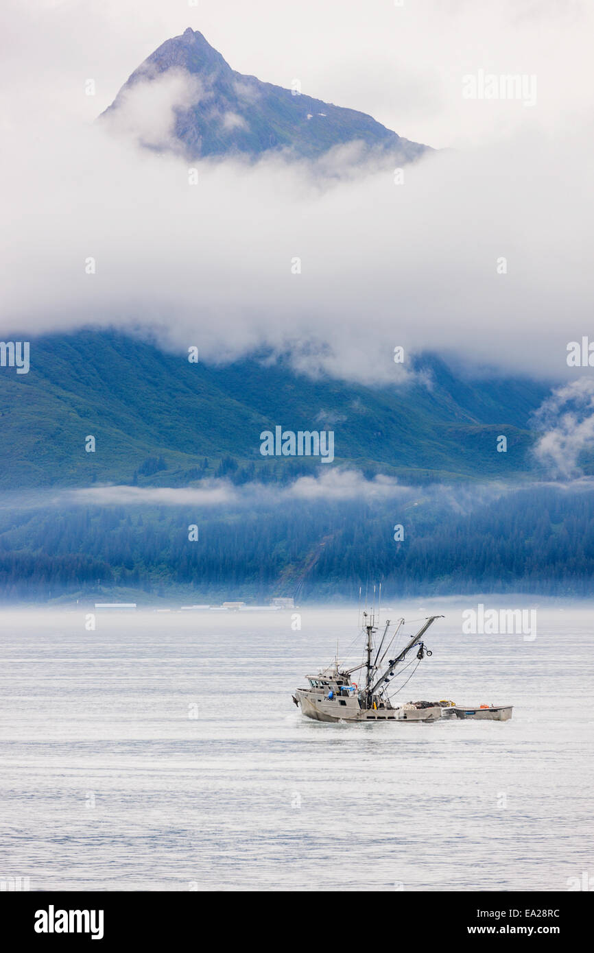 L'Alaska, du port de pêche de l'industrie,Bateau, Banque D'Images