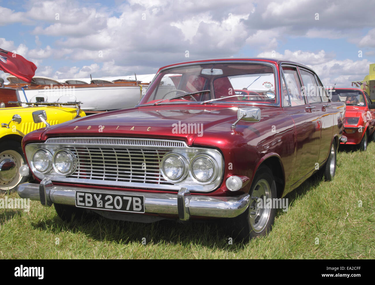 1964 Ford Zodiac Mk III à White Waltham Retro Festival 2014 Banque D'Images