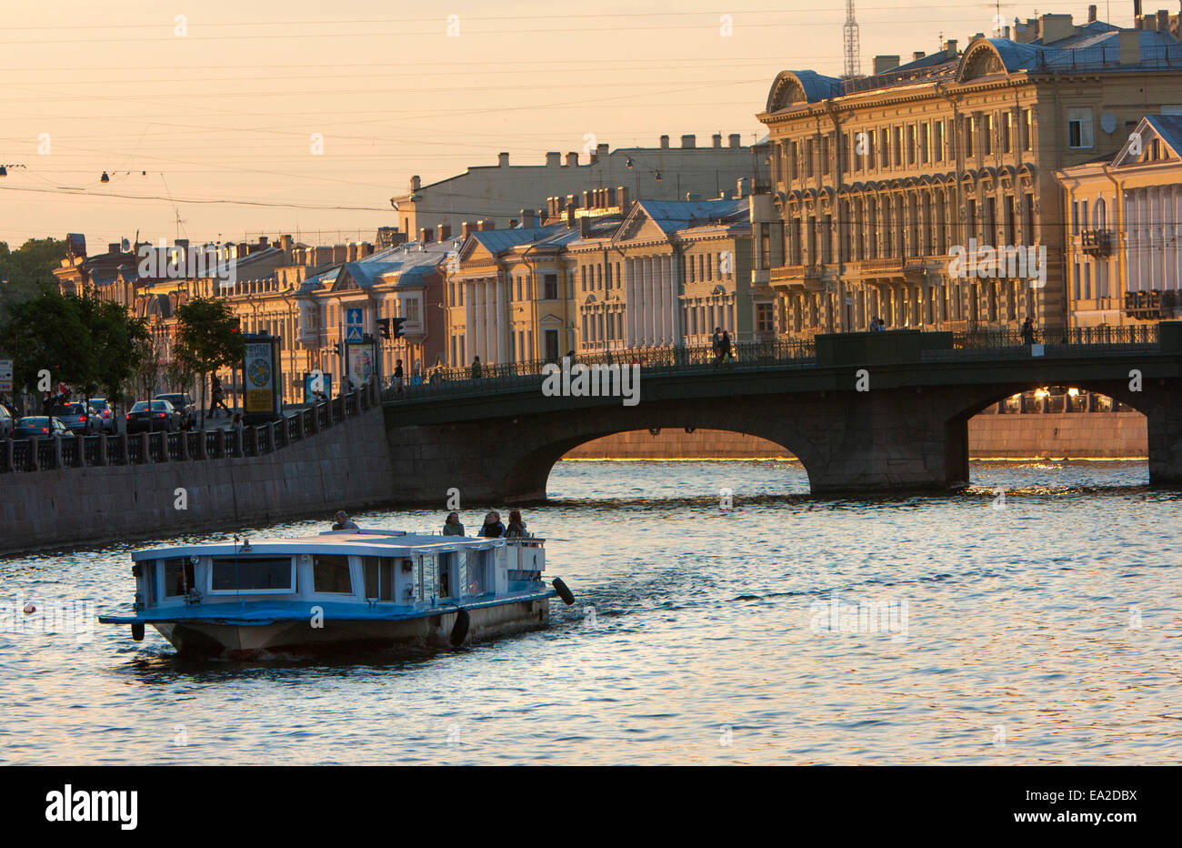 Nuits blanches, les longues nuits d'été lorsque le jour dure 24 heures à Saint Petersburg, . C'est le deuxième plus grand Banque D'Images