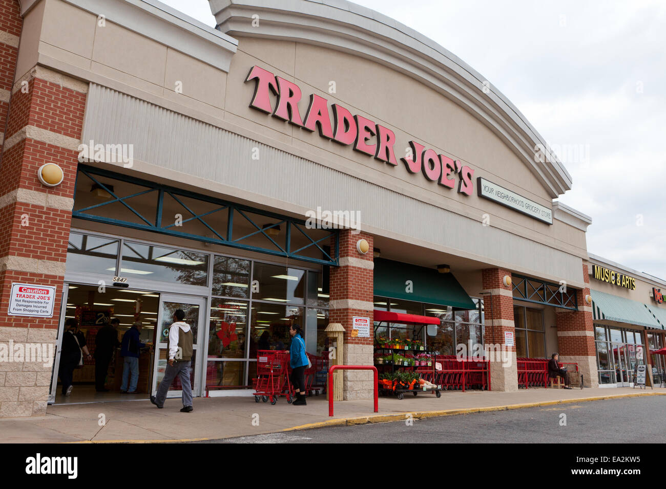 Trader Joe's grocery store - Virginia USA Banque D'Images