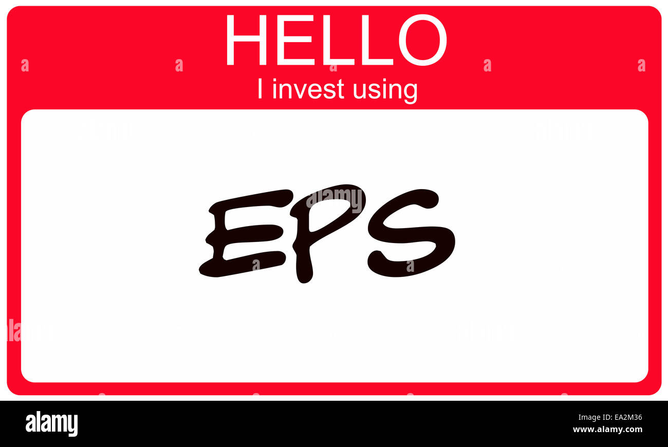 Bonjour, j'investis à l'aide d'autocollant rouge EPS nom tag fait le meilleur concept. Banque D'Images
