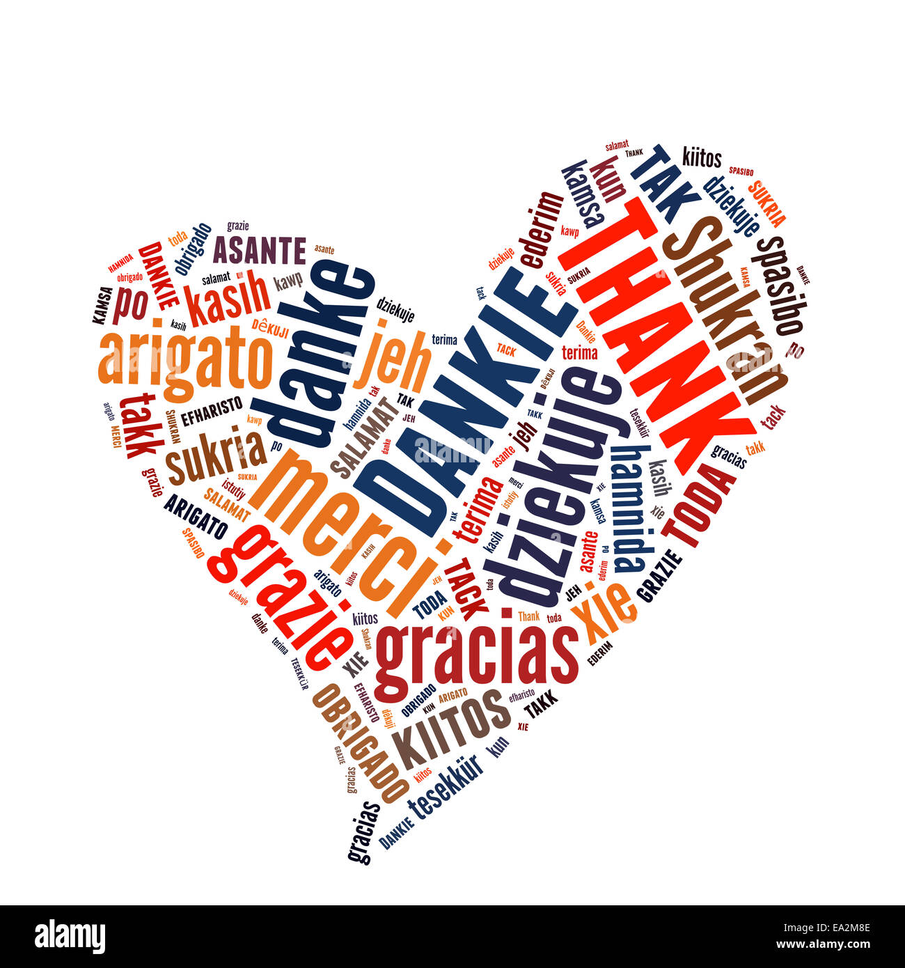 Nuage De Mots Texte Conceptuel Avec Merci Beaucoup De Langues Photo Stock Alamy